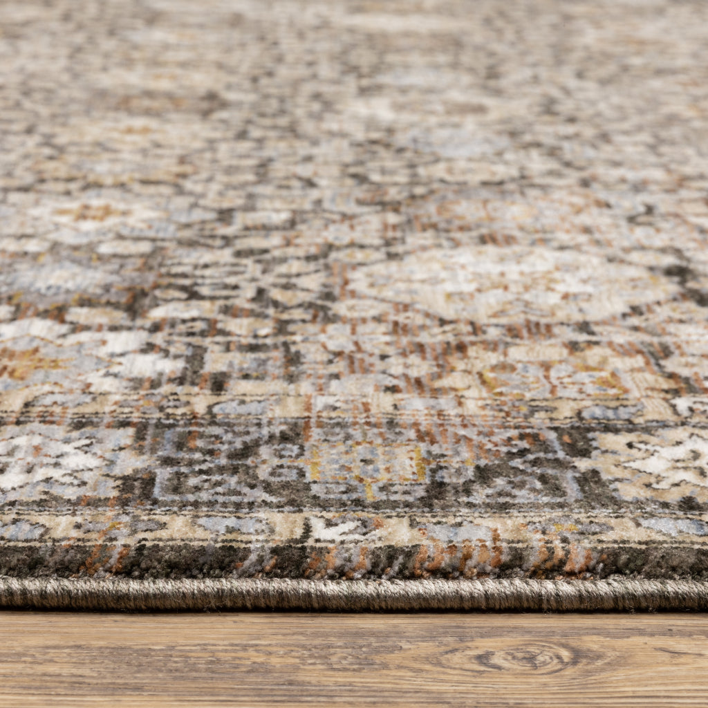 Oriental Weavers Maharaja 071N1 Multicolor Rectangle Indoor Runner - Stain Resistant Low Pile Floral Rug-