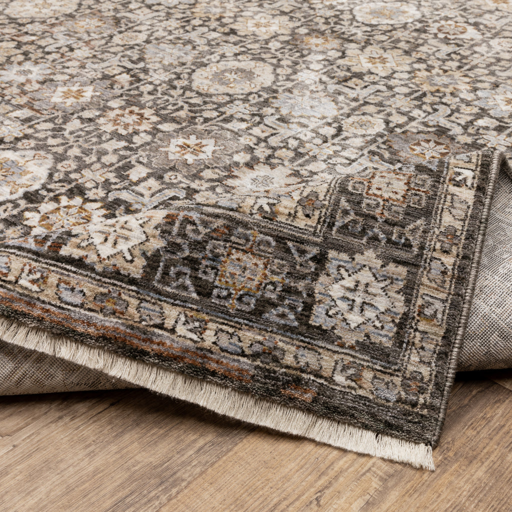 Oriental Weavers Maharaja 071N1 Multicolor Rectangle Indoor Runner - Stain Resistant Low Pile Floral Rug-