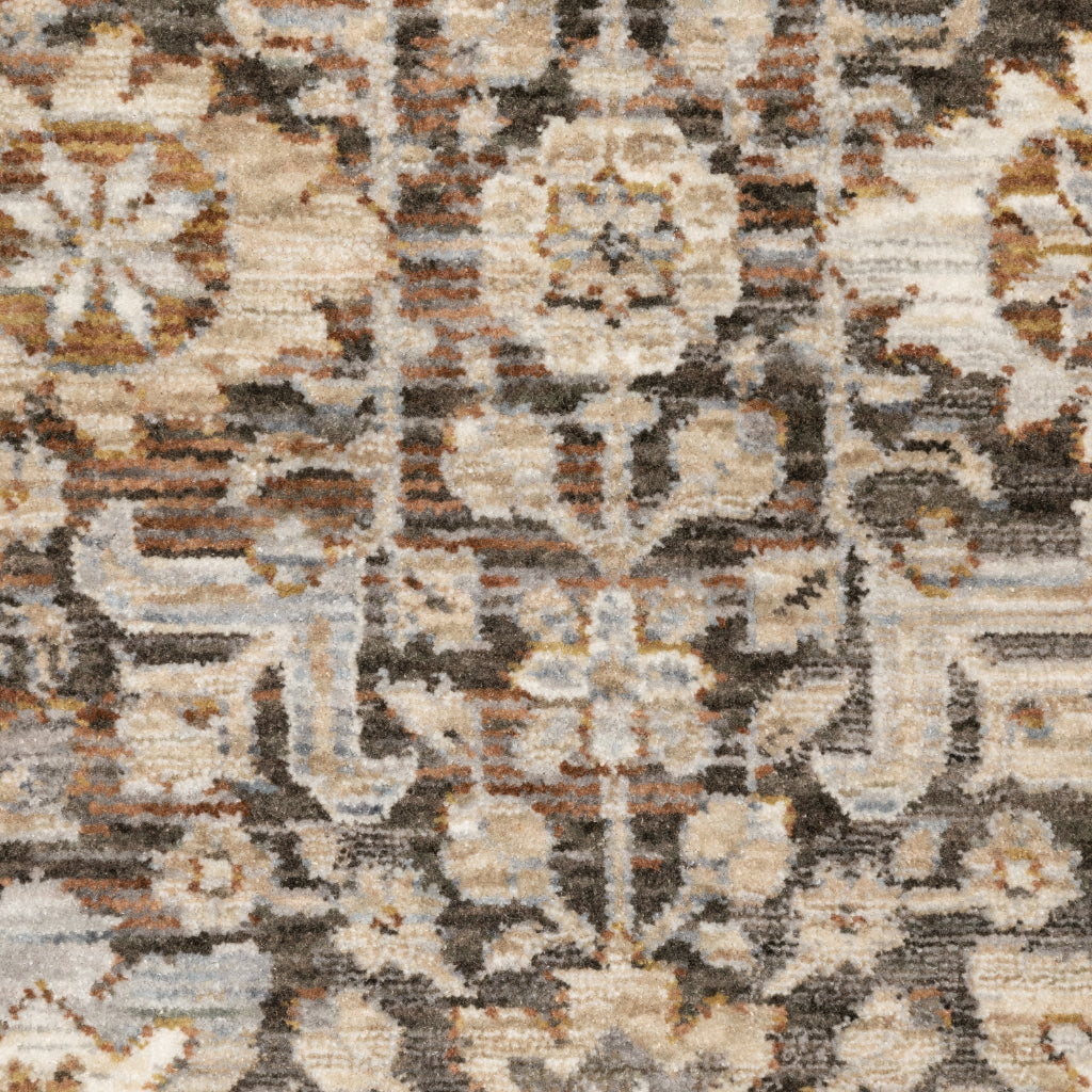 Oriental Weavers Maharaja 071N1 Multicolor Rectangle Indoor Runner - Stain Resistant Low Pile Floral Rug-
