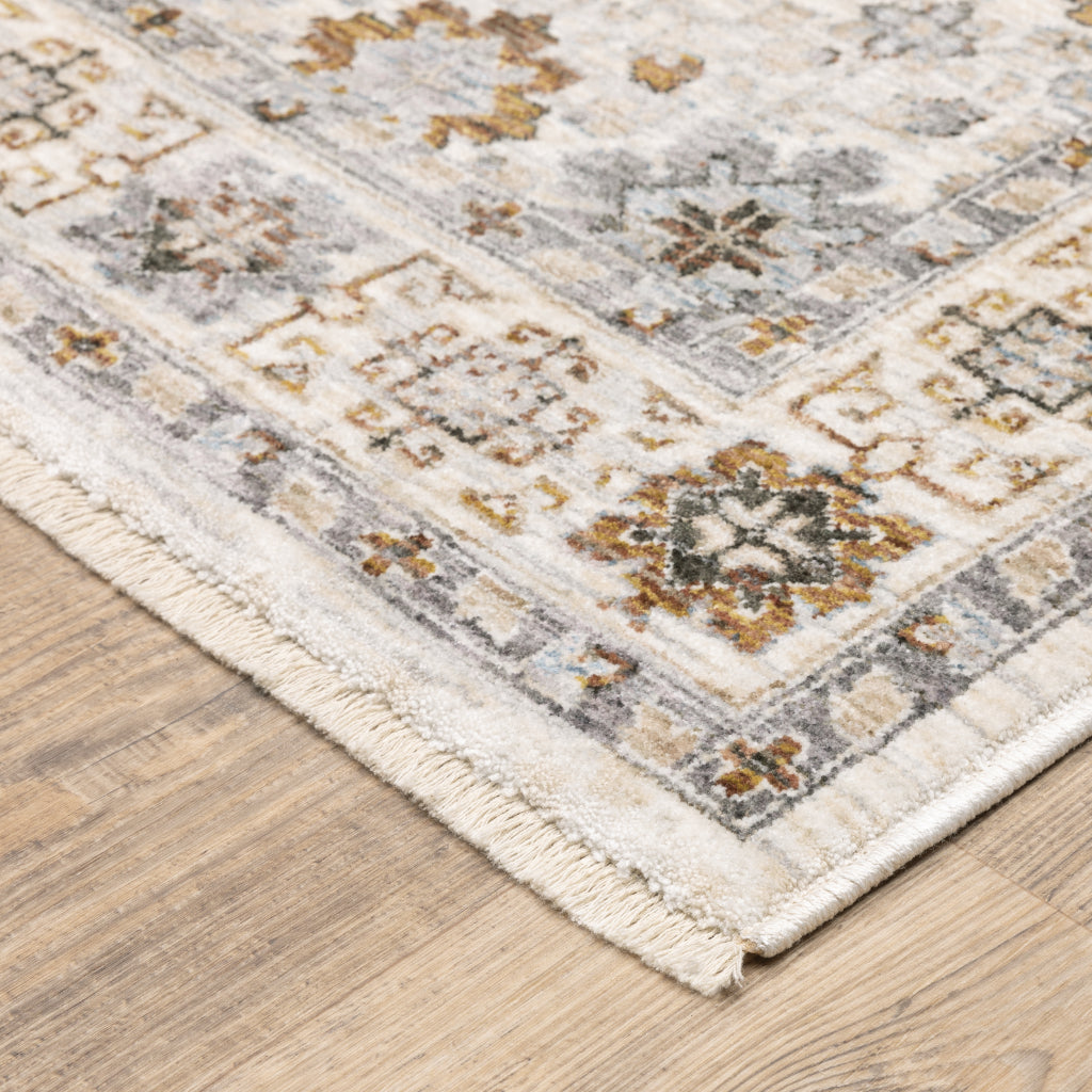 Oriental Weavers Maharaja 071W1 Multicolor Rectangle Indoor Runner - Stain Resistant Low Pile Floral Rug-