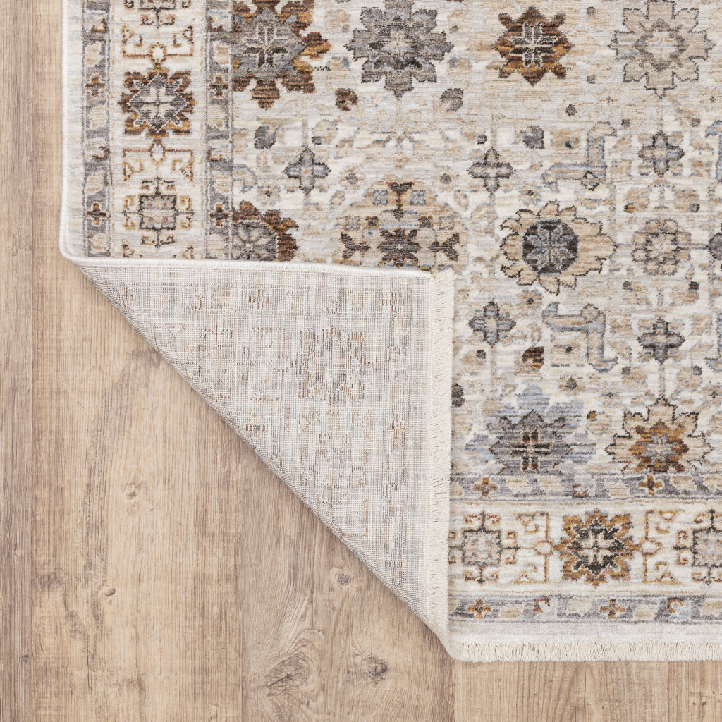 Oriental Weavers Maharaja 071W1 Multicolor Rectangle Indoor Runner - Stain Resistant Low Pile Floral Rug-