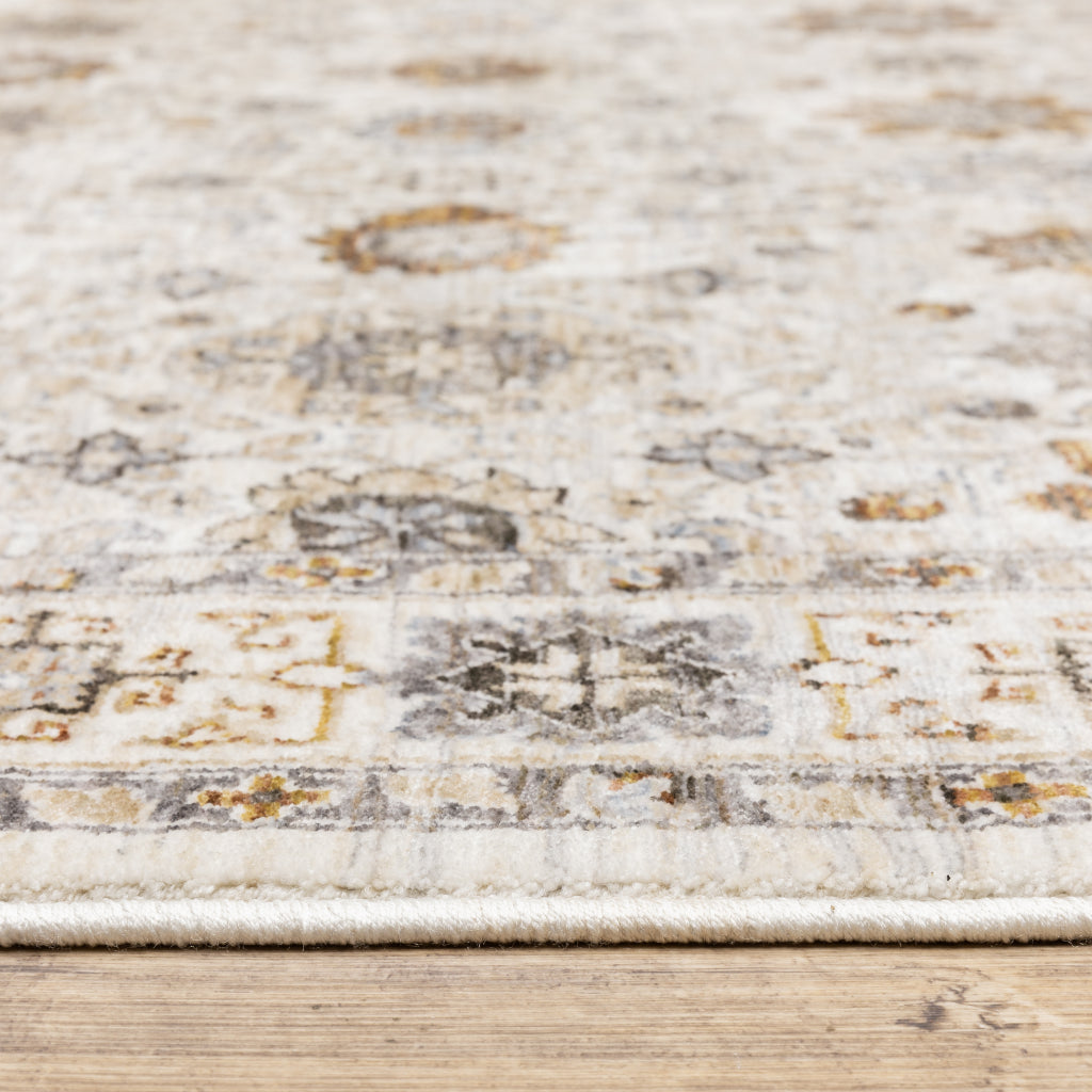 Oriental Weavers Maharaja 071W1 Multicolor Rectangle Indoor Runner - Stain Resistant Low Pile Floral Rug-
