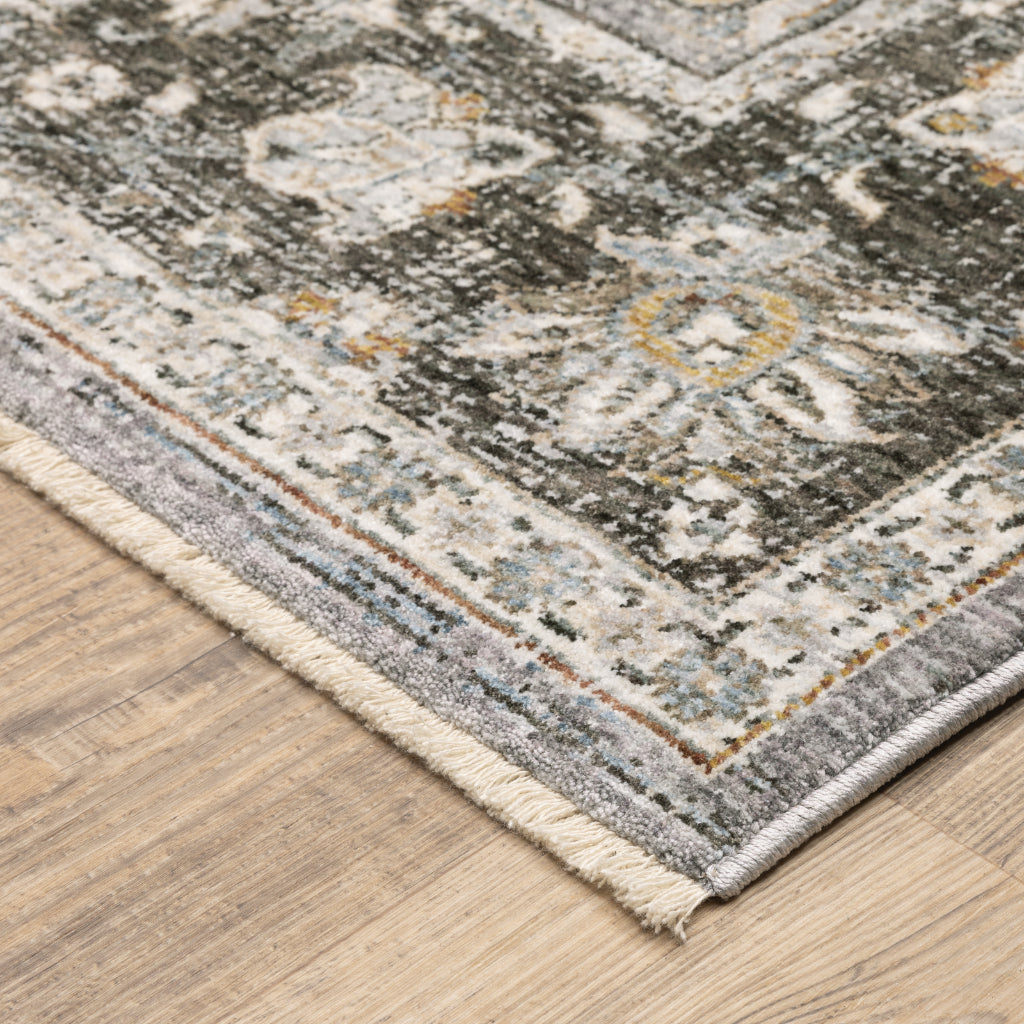 Oriental Weavers Maharaja 091E1 Multicolor Rectangle Indoor Runner - Stain Resistant Low Pile Vintage Style Rug with Oriental Design-