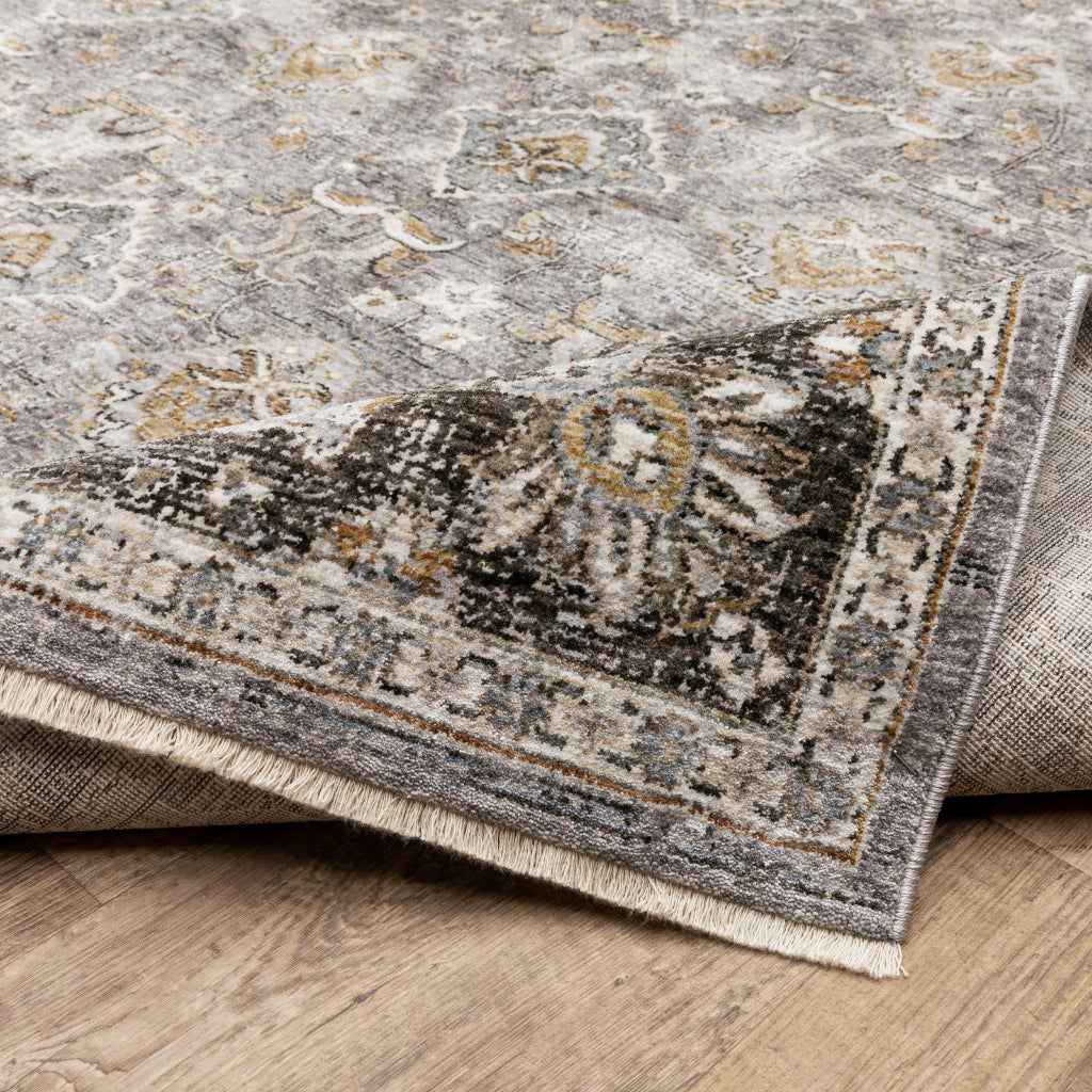Oriental Weavers Maharaja 091E1 Multicolor Rectangle Indoor Runner - Stain Resistant Low Pile Vintage Style Rug with Oriental Design-