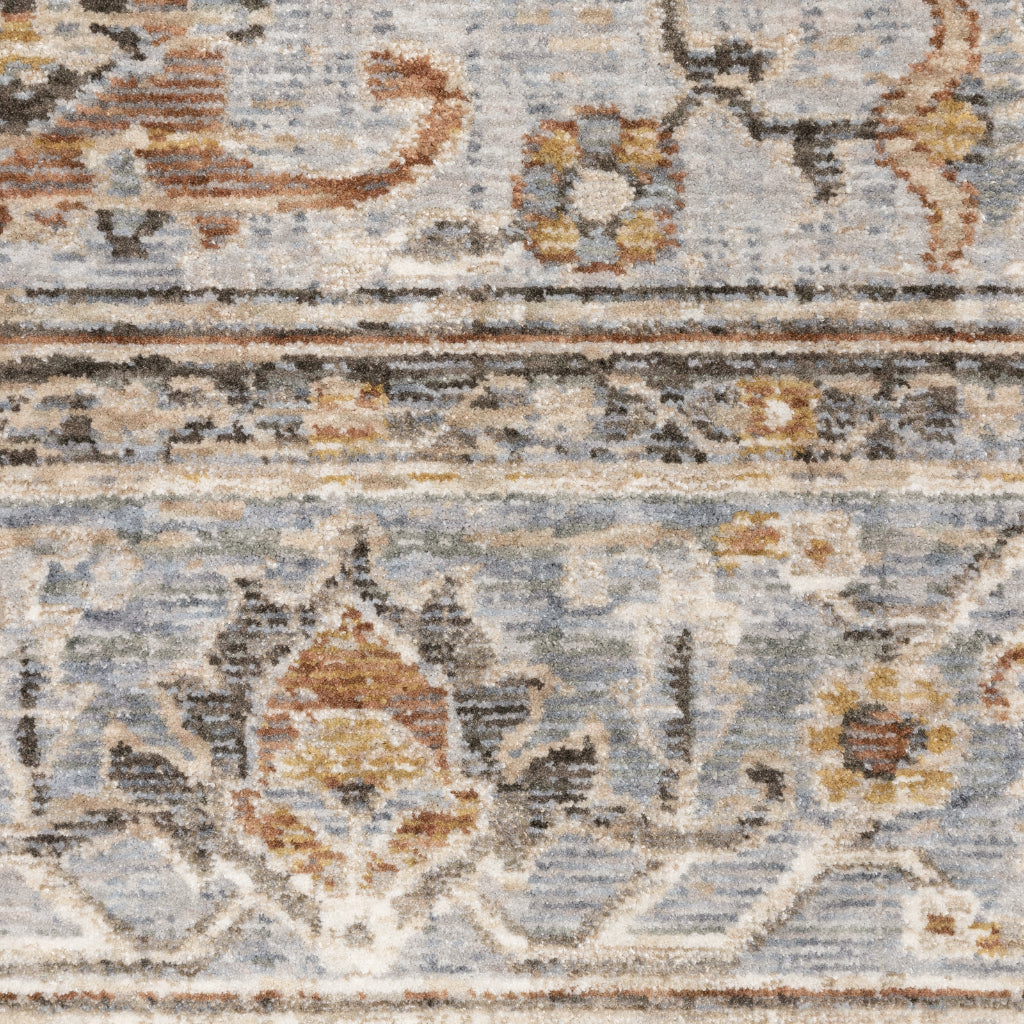 Oriental Weavers Maharaja 1803X Multicolor Rectangle Indoor Runner - Stain Resistant Low Pile Vintage Style Rug with Medallion Design-