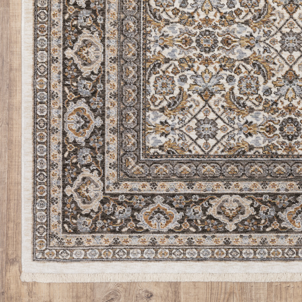Oriental Weavers Maharaja 2061N Multicolor Rectangle Indoor Runner - Stain Resistant Low Pile Vintage Style Rug with Oriental Design-