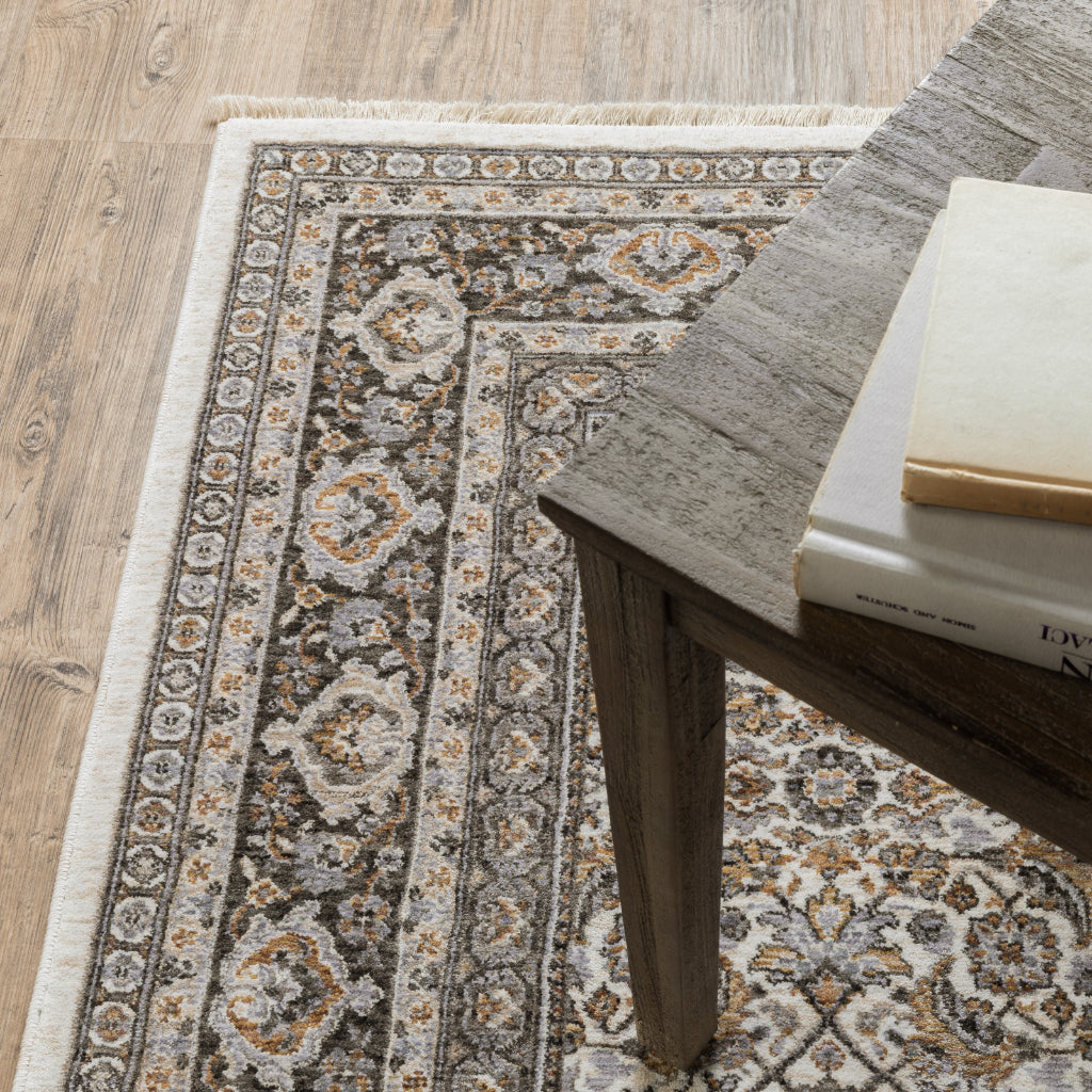Oriental Weavers Maharaja 2061N Multicolor Rectangle Indoor Runner - Stain Resistant Low Pile Vintage Style Rug with Oriental Design-