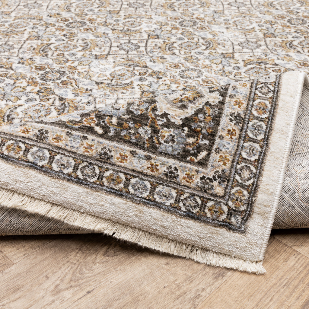 Oriental Weavers Maharaja 2061N Multicolor Rectangle Indoor Runner - Stain Resistant Low Pile Vintage Style Rug with Oriental Design-