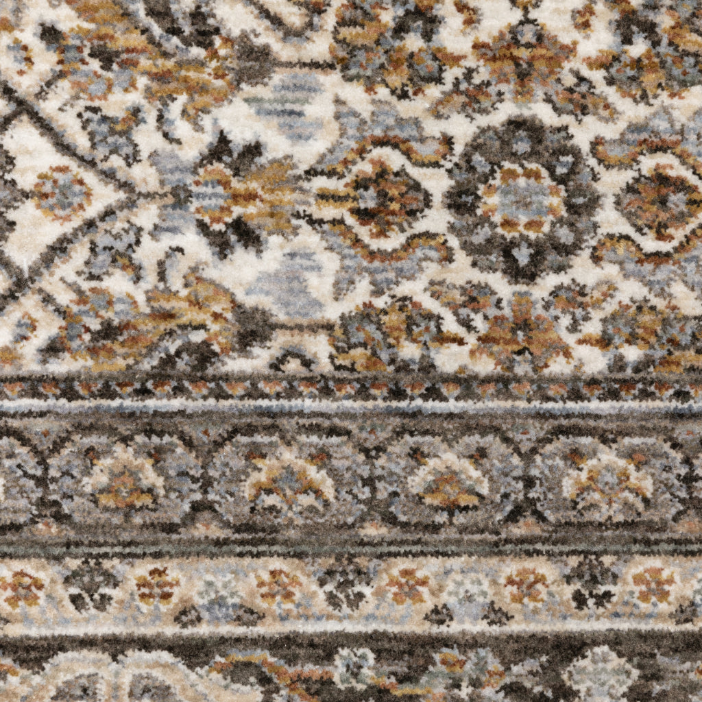 Oriental Weavers Maharaja 2061N Multicolor Rectangle Indoor Runner - Stain Resistant Low Pile Vintage Style Rug with Oriental Design-