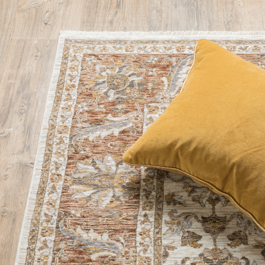 Oriental Weavers Maharaja 5091Q Multicolor Rectangle Indoor Runner - Stain Resistant Low Pile Vintage Style Rug with Oriental Design-