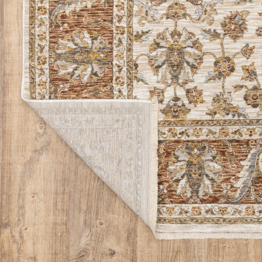 Oriental Weavers Maharaja 5091Q Multicolor Rectangle Indoor Runner - Stain Resistant Low Pile Vintage Style Rug with Oriental Design-