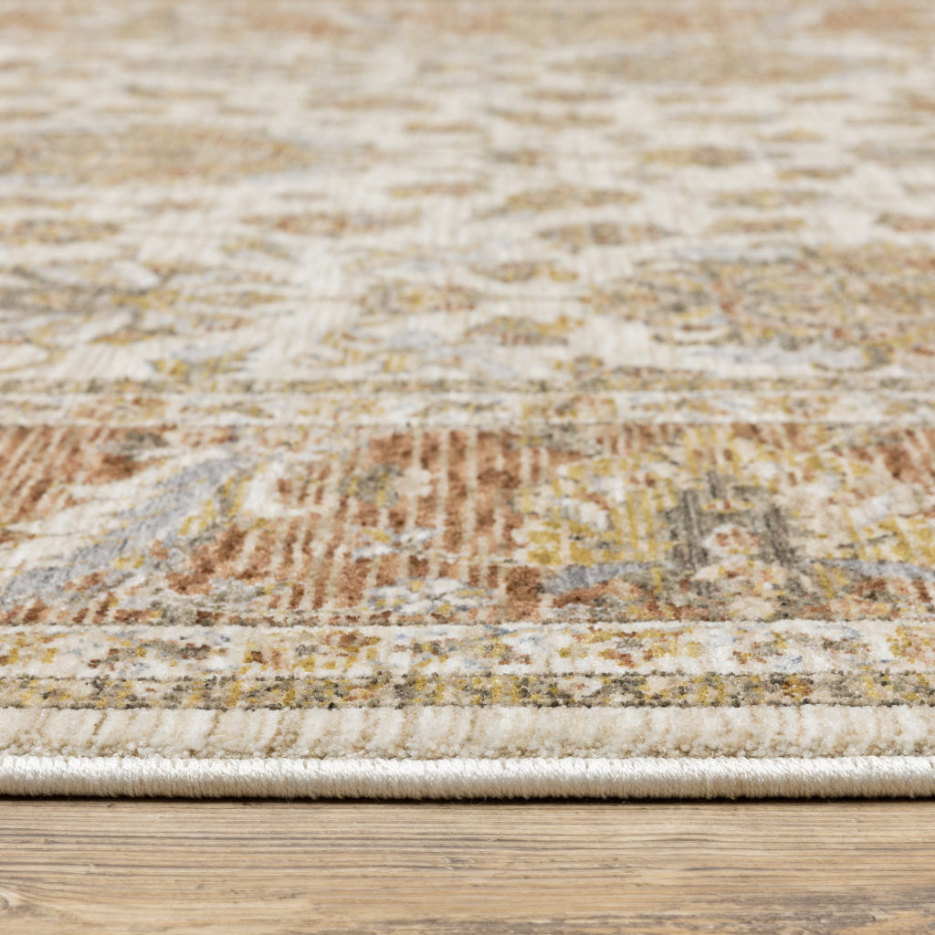 Oriental Weavers Maharaja 5091Q Multicolor Rectangle Indoor Runner - Stain Resistant Low Pile Vintage Style Rug with Oriental Design-