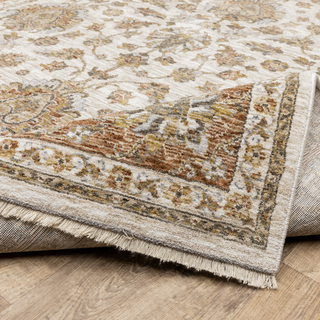 Oriental Weavers Maharaja 5091Q Multicolor Rectangle Indoor Runner - Stain Resistant Low Pile Vintage Style Rug with Oriental Design-