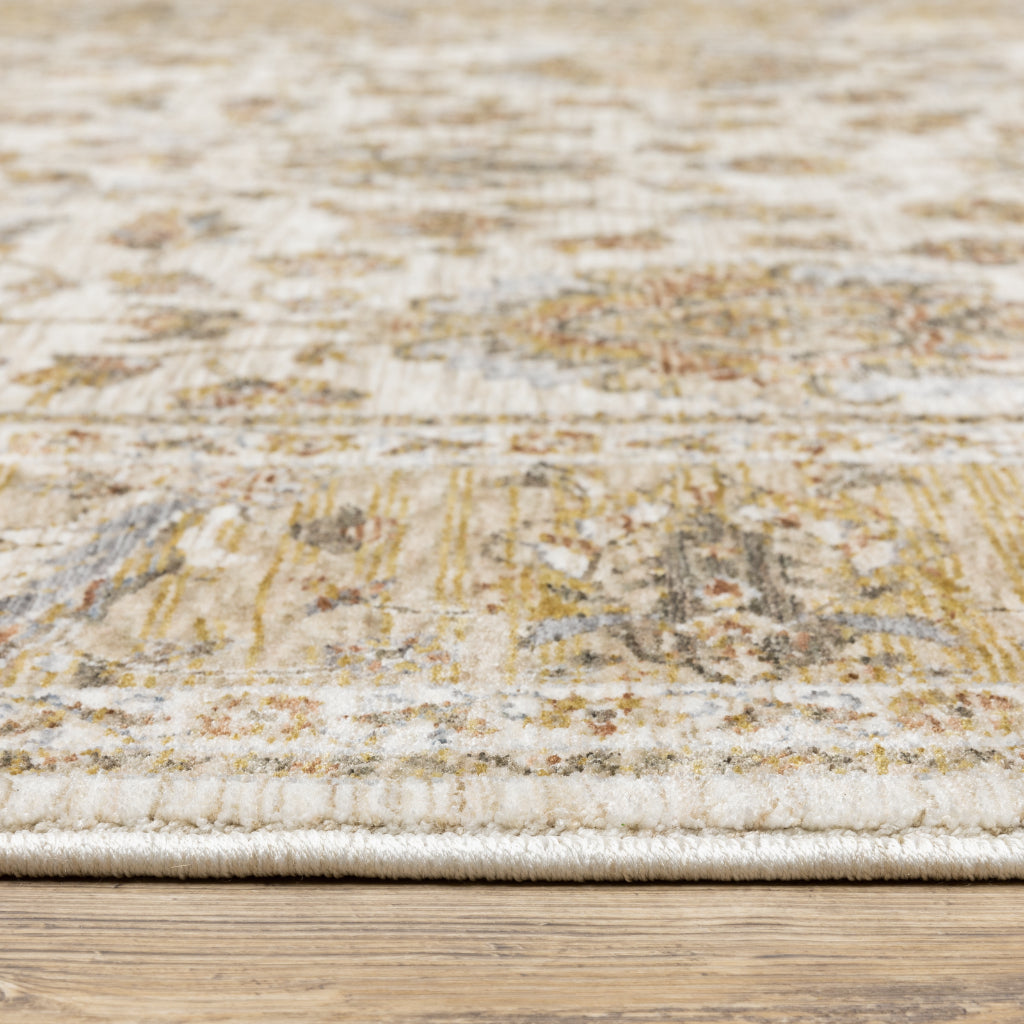 Oriental Weavers Maharaja 5091W Multicolor Rectangle Indoor Runner - Stain Resistant Low Pile Vintage Style Rug with Oriental Design-