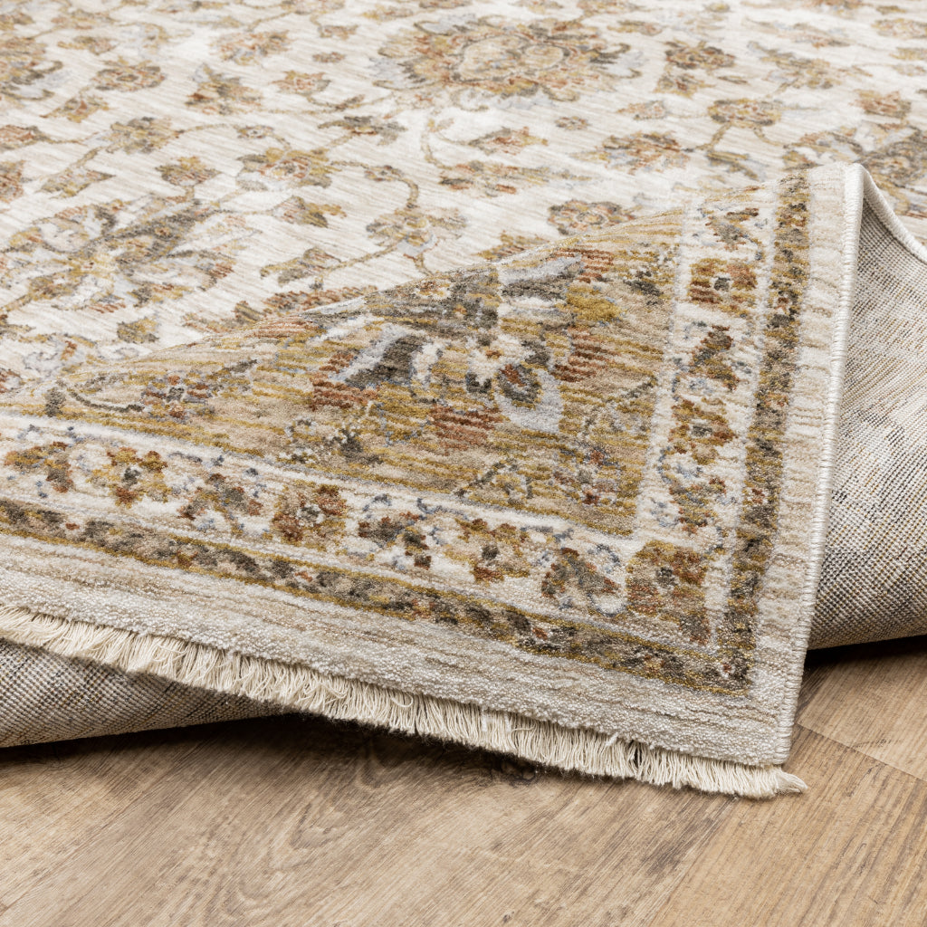 Oriental Weavers Maharaja 5091W Multicolor Rectangle Indoor Runner - Stain Resistant Low Pile Vintage Style Rug with Oriental Design-