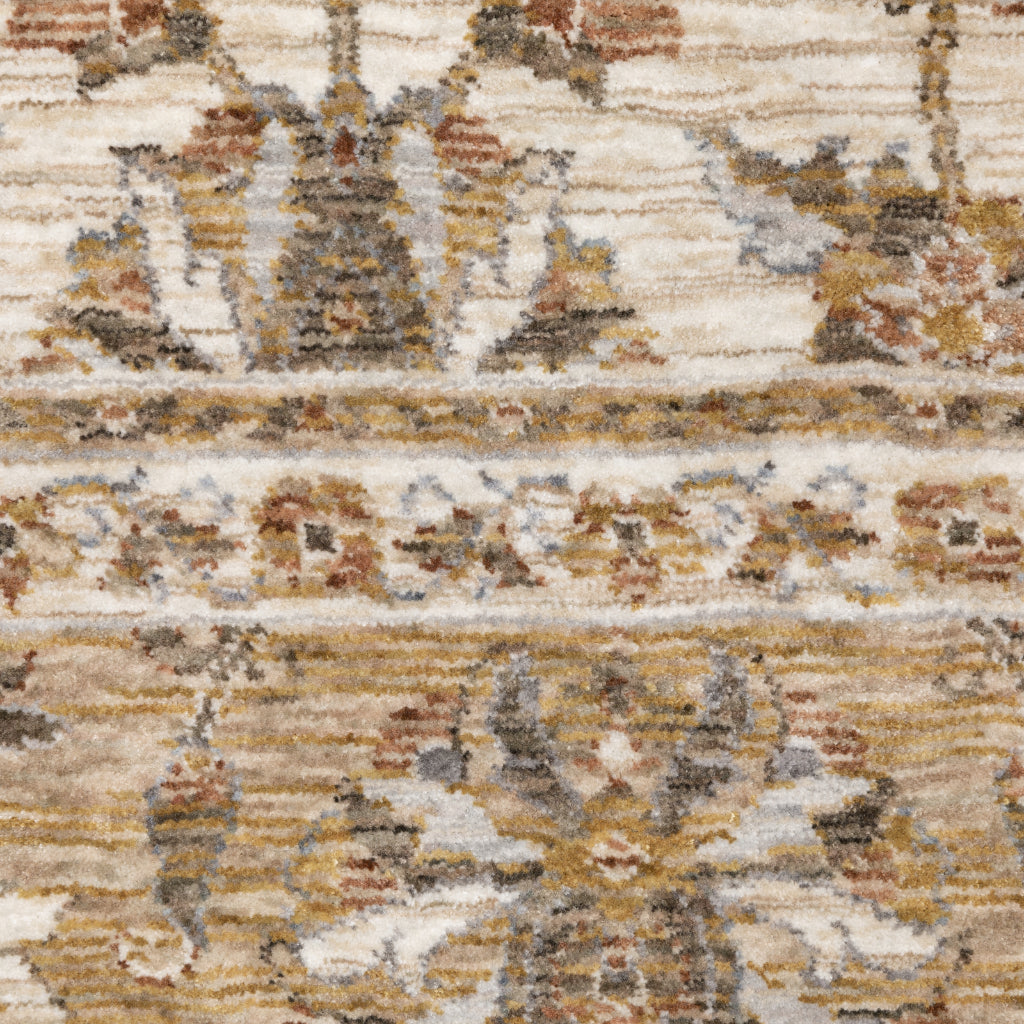 Oriental Weavers Maharaja 5091W Multicolor Rectangle Indoor Runner - Stain Resistant Low Pile Vintage Style Rug with Oriental Design-