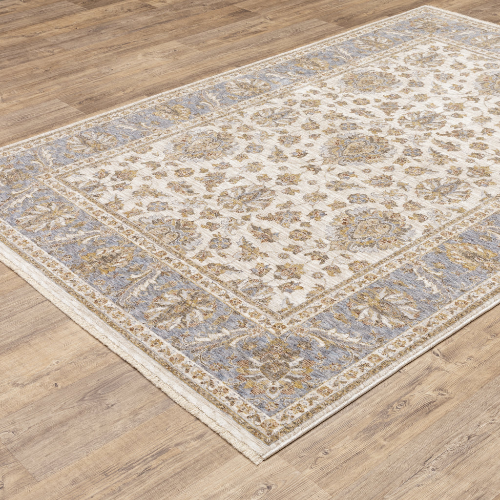Oriental Weavers Maharaja 5091Z Multicolor Rectangle Indoor Runner - Stain Resistant Low Pile Vintage Style Rug with Oriental Design-
