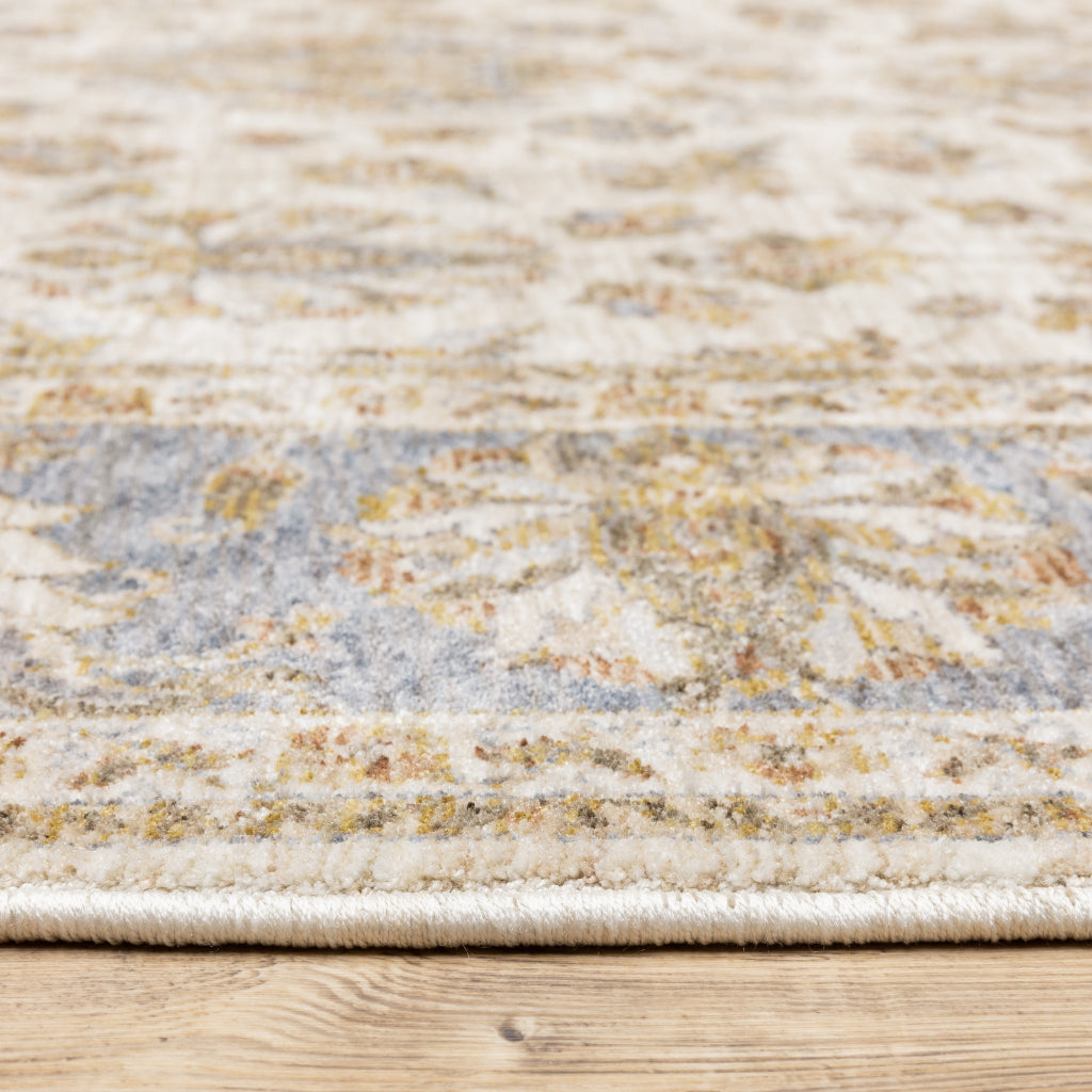 Oriental Weavers Maharaja 5091Z Multicolor Rectangle Indoor Runner - Stain Resistant Low Pile Vintage Style Rug with Oriental Design-