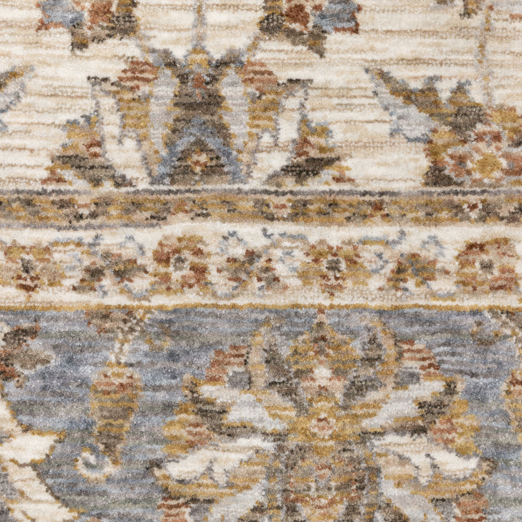 Oriental Weavers Maharaja 5091Z Multicolor Rectangle Indoor Runner - Stain Resistant Low Pile Vintage Style Rug with Oriental Design-