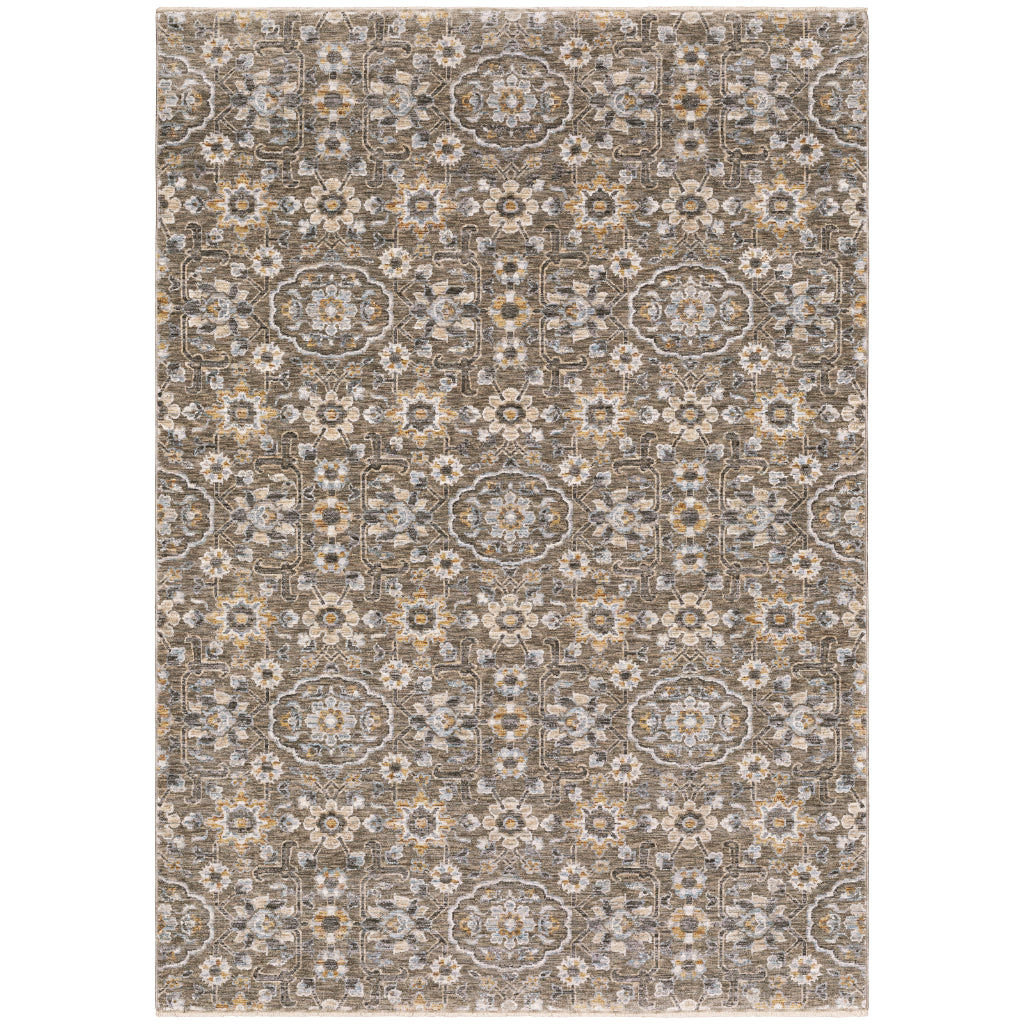 Oriental Weavers Maharaja 532D1 Multicolor Rectangle Indoor Area Rug - Stain Resistant Low Pile Floral Rug-