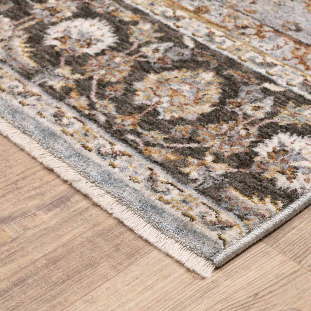 Oriental Weavers Maharaja 660J1 Multicolor Rectangle Indoor Runner - Stain Resistant Low Pile Vintage Style Rug with Medallion Design-