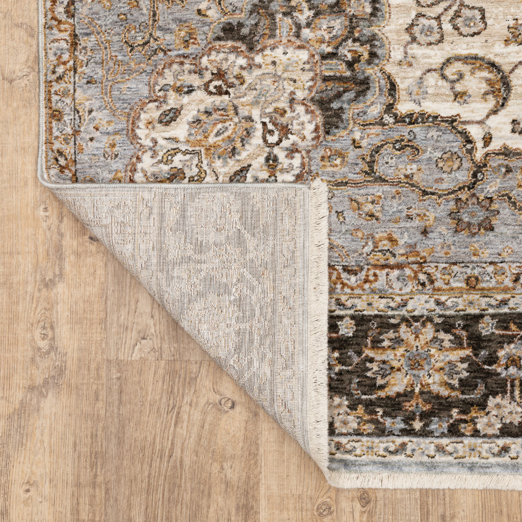 Oriental Weavers Maharaja 660J1 Multicolor Rectangle Indoor Runner - Stain Resistant Low Pile Vintage Style Rug with Medallion Design-