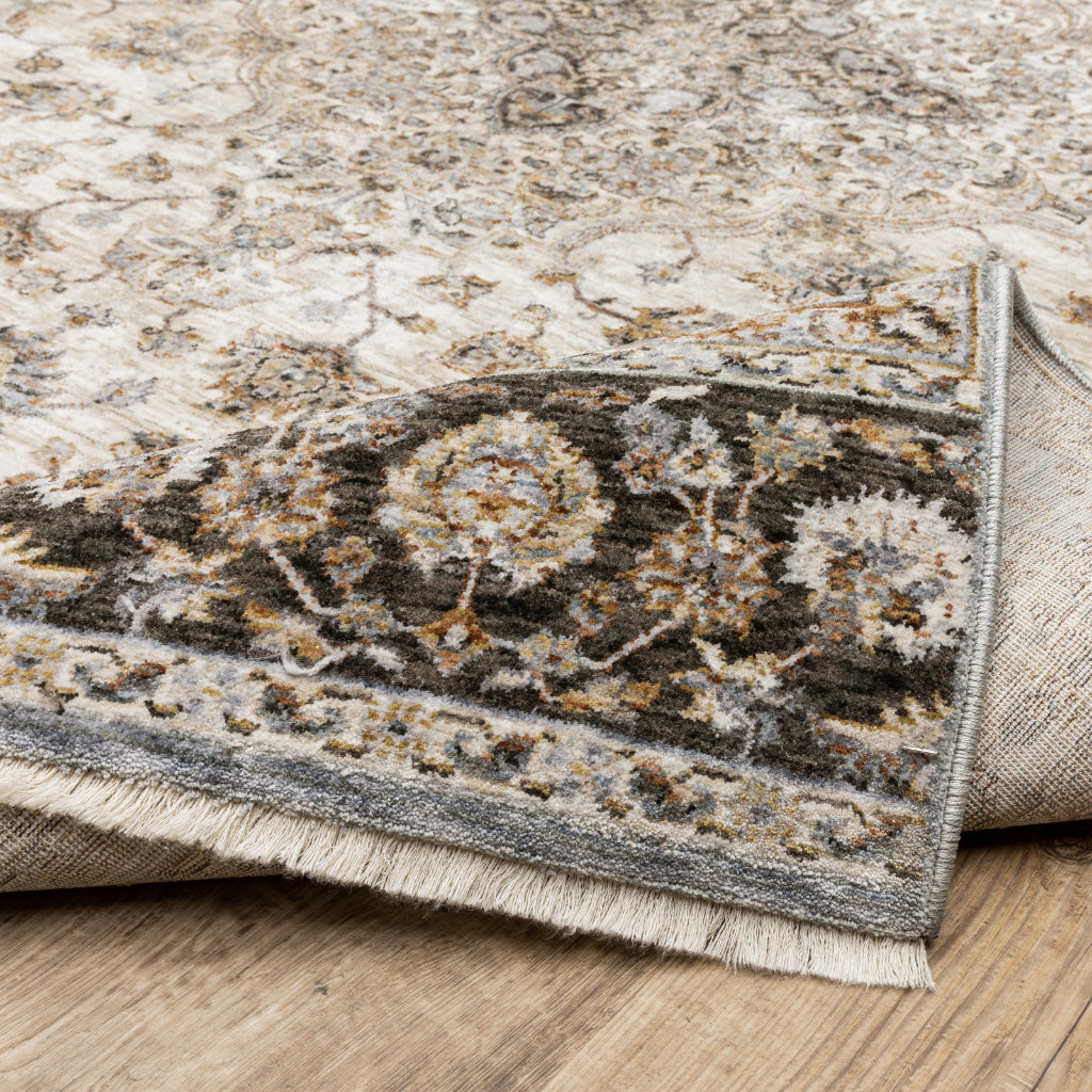 Oriental Weavers Maharaja 660J1 Multicolor Rectangle Indoor Runner - Stain Resistant Low Pile Vintage Style Rug with Medallion Design-