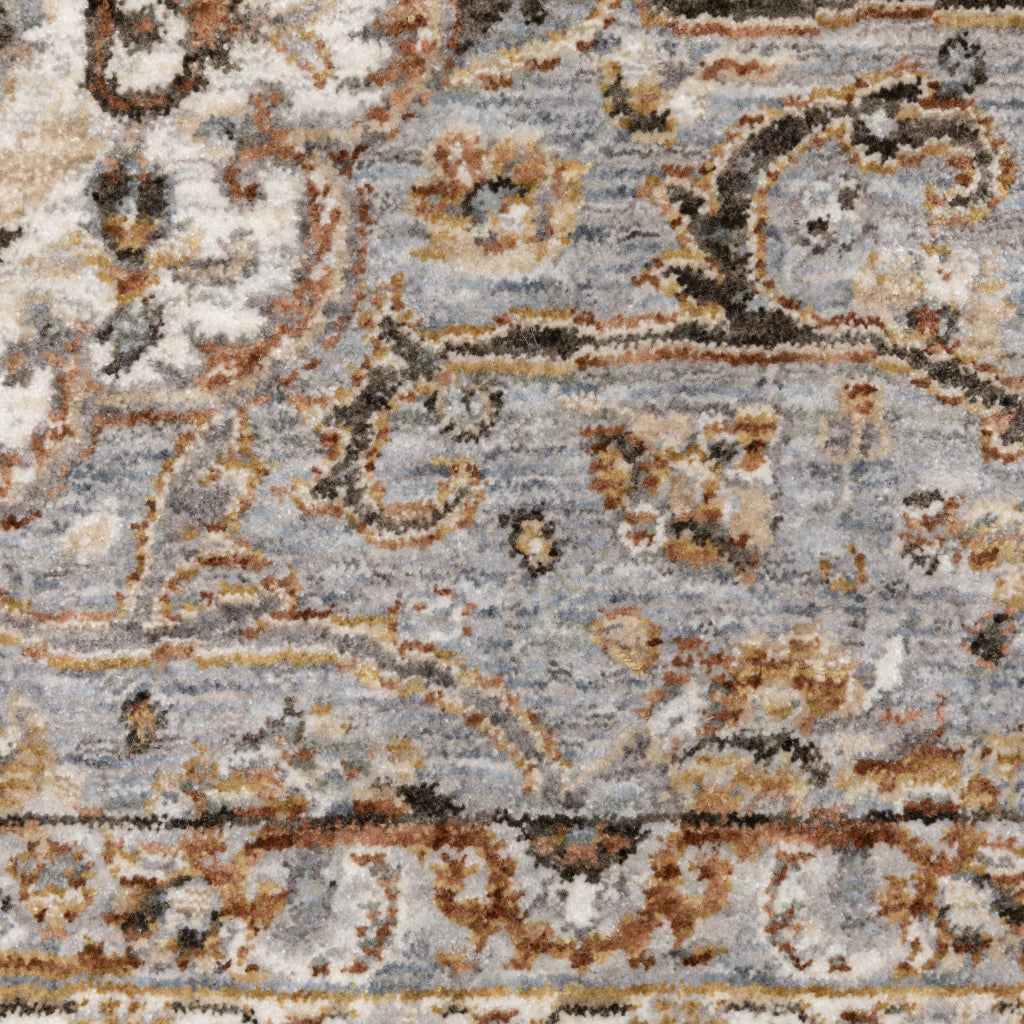 Oriental Weavers Maharaja 660J1 Multicolor Rectangle Indoor Runner - Stain Resistant Low Pile Vintage Style Rug with Medallion Design-