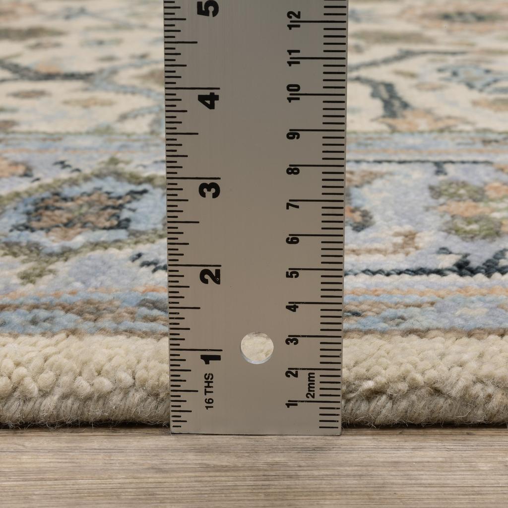 Oriental Weavers Majorca MAJ01 Ivory Rectangle Indoor Area Rug Oriental Pattern-