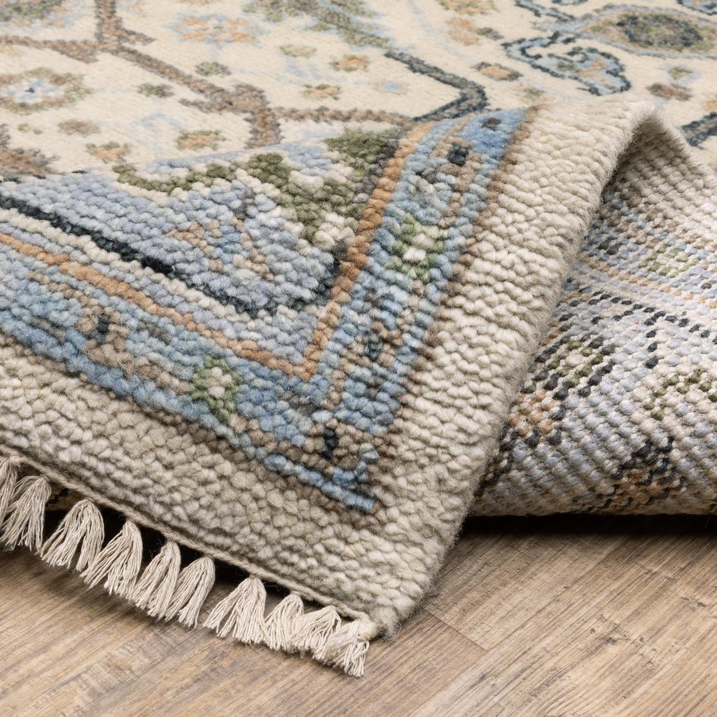 Oriental Weavers Majorca MAJ01 Ivory Rectangle Indoor Area Rug Oriental Pattern-