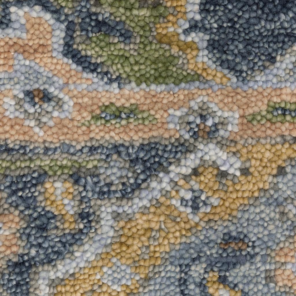 Oriental Weavers Majorca MAJ03 Blue Rectangle Indoor Runner Oriental Pattern-