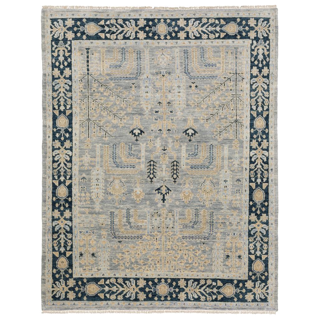 Oriental Weavers Majorca MAJ04 Grey Rectangle Indoor Area Rug Oriental Pattern-