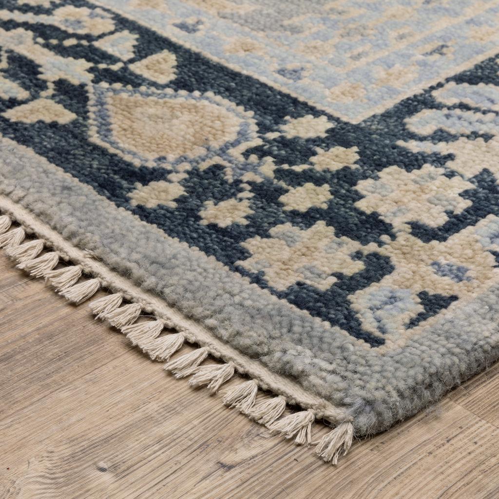 Oriental Weavers Majorca MAJ04 Grey Rectangle Indoor Area Rug Oriental Pattern-