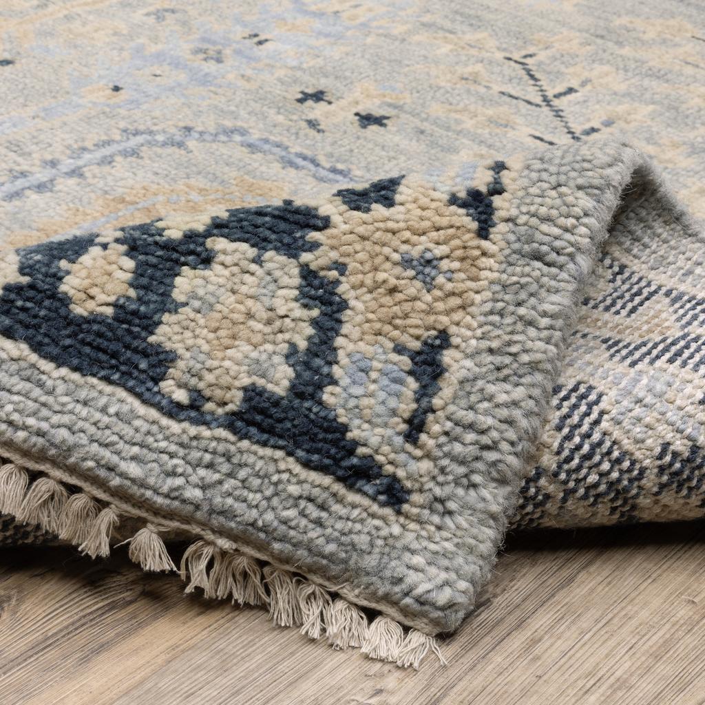 Oriental Weavers Majorca MAJ04 Grey Rectangle Indoor Area Rug Oriental Pattern-