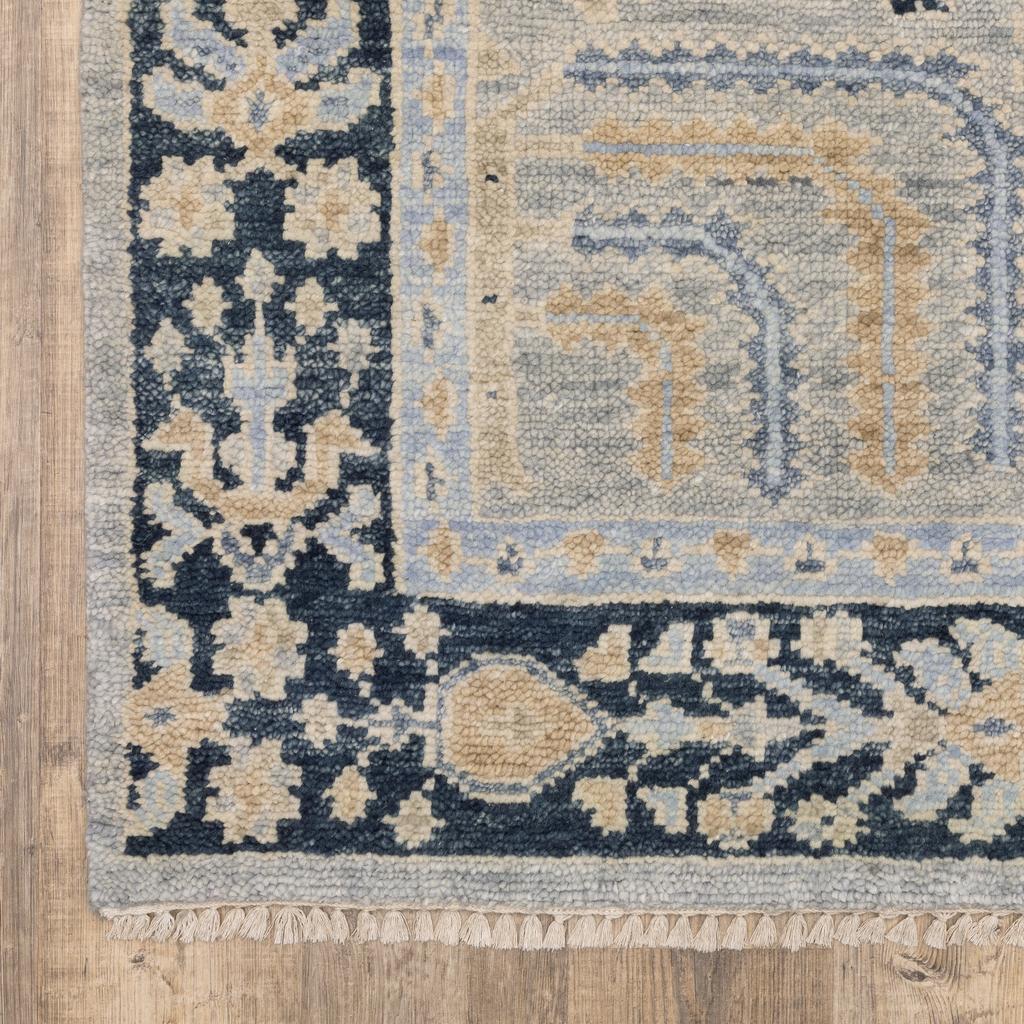 Oriental Weavers Majorca MAJ04 Grey Rectangle Indoor Runner Oriental Pattern-