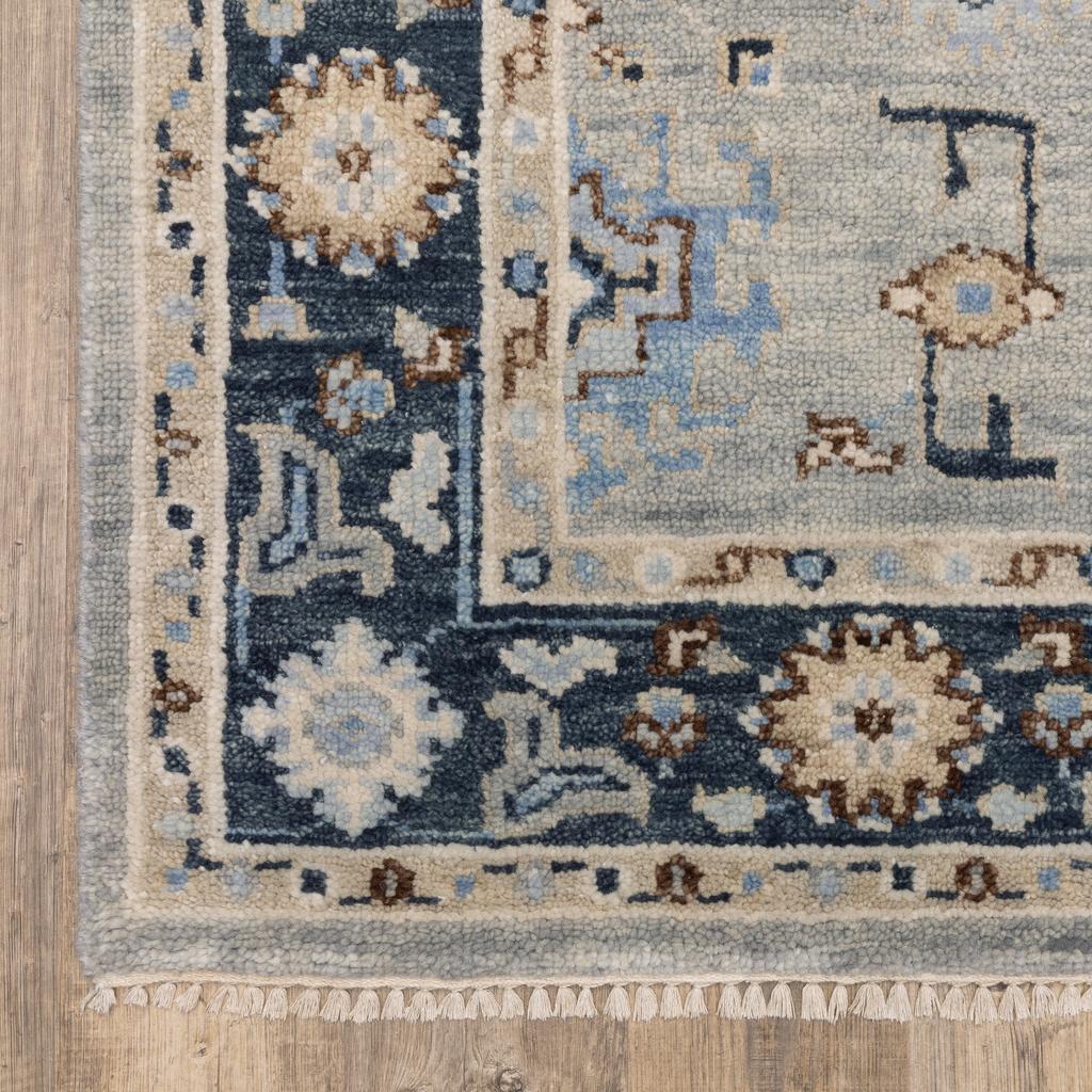 Oriental Weavers Majorca MAJ05 Grey Rectangle Indoor Area Rug Oriental Pattern-