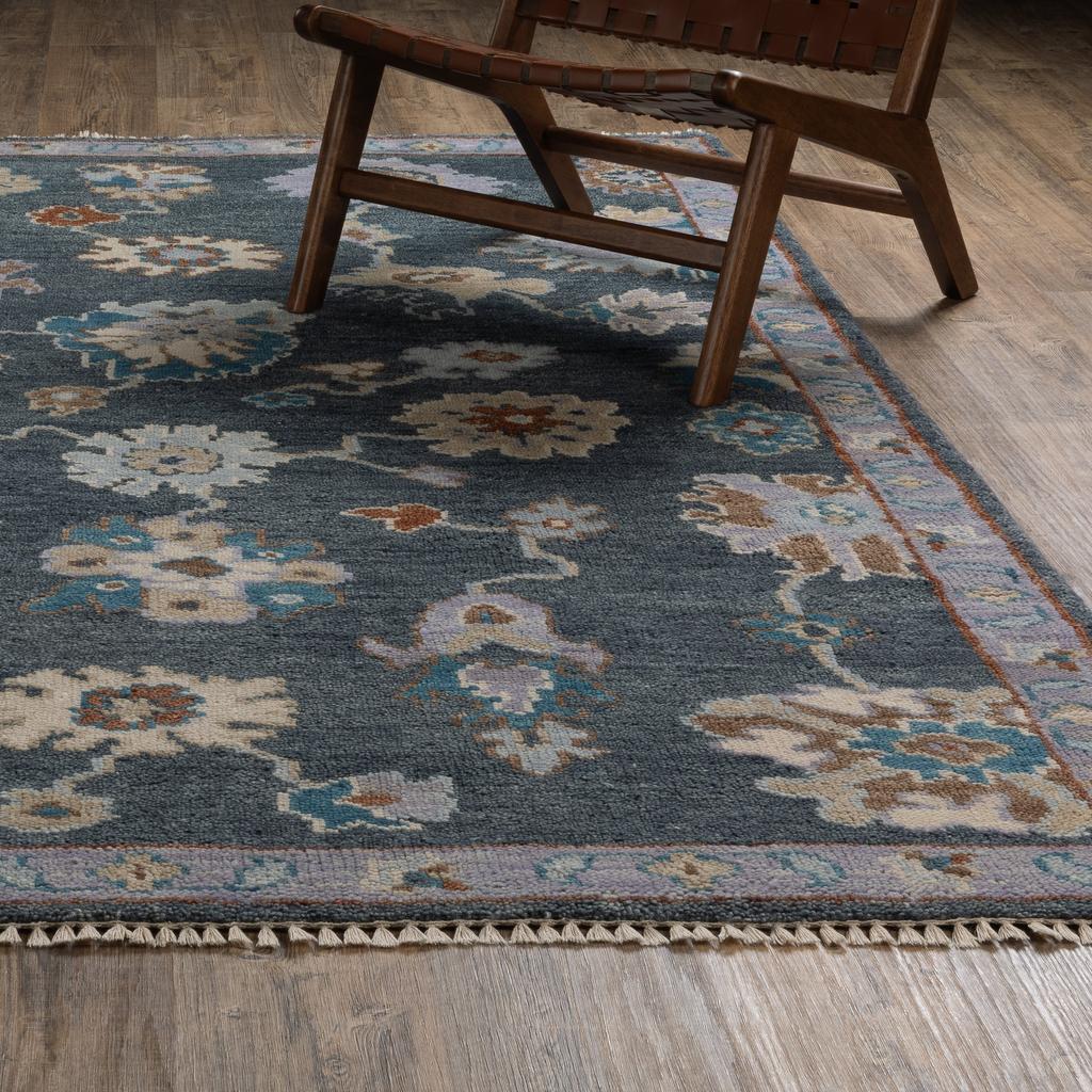 Oriental Weavers Majorca MAJ07 Blue Rectangle Indoor Runner Oriental Pattern-