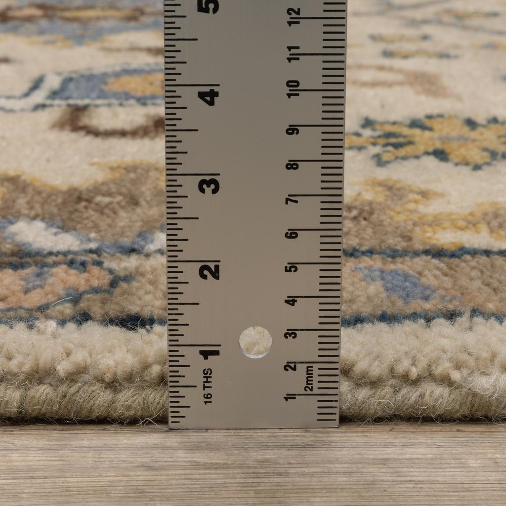 Oriental Weavers Majorca MAJ08 Ivory Rectangle Indoor Area Rug Oriental Pattern-