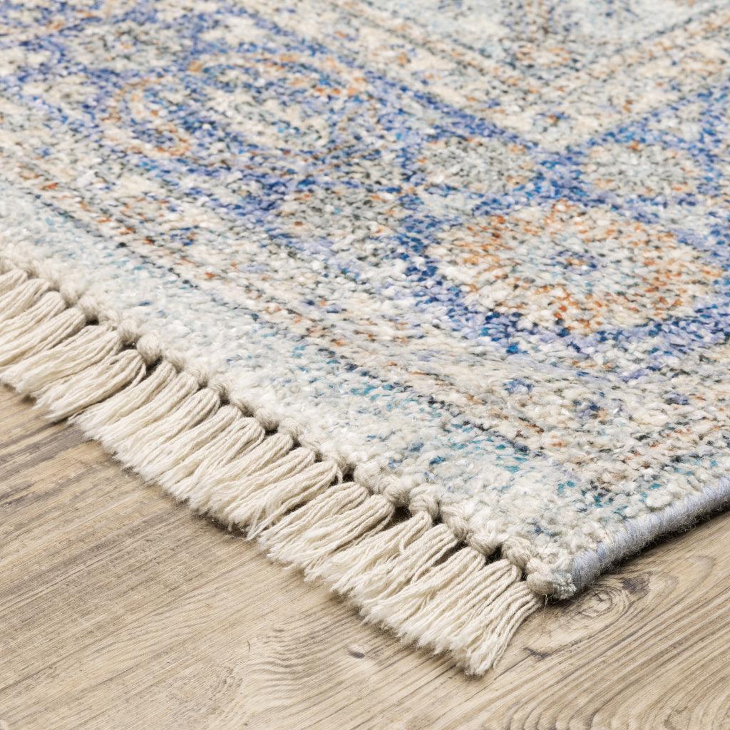 Oriental Weavers Malabar 45301 Multicolor Rectangle Indoor Area Rug - Stain Resistant Hand Loomed Rug with Medallion Design-