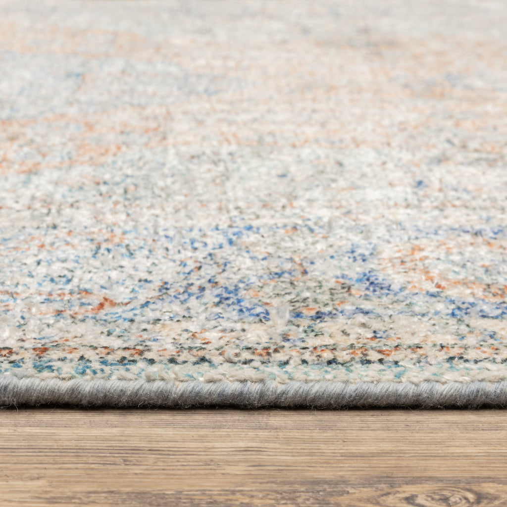 Oriental Weavers Malabar 45301 Multicolor Rectangle Indoor Area Rug - Stain Resistant Hand Loomed Rug with Medallion Design-