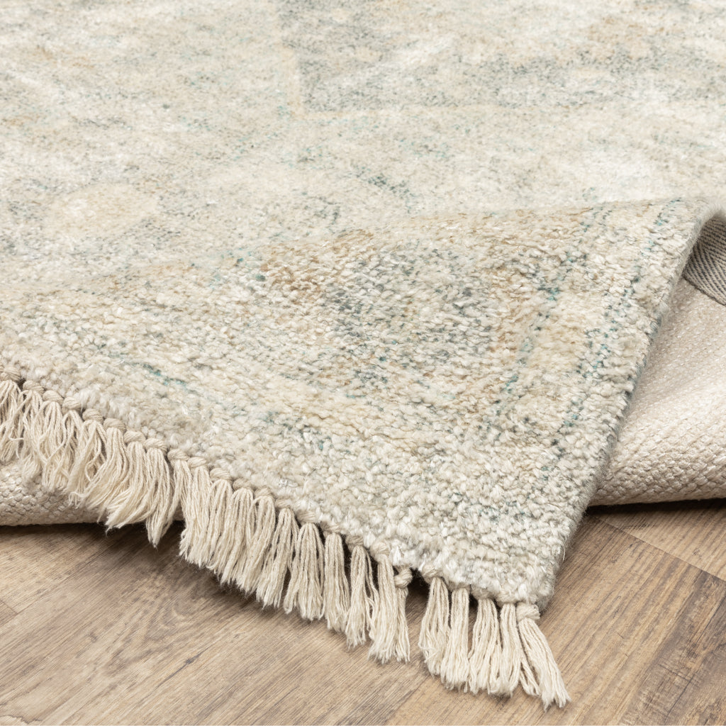 Oriental Weavers Malabar 45303 Multicolor Rectangle Indoor Area Rug - Stain Resistant Hand Loomed Rug with Medallion Design-