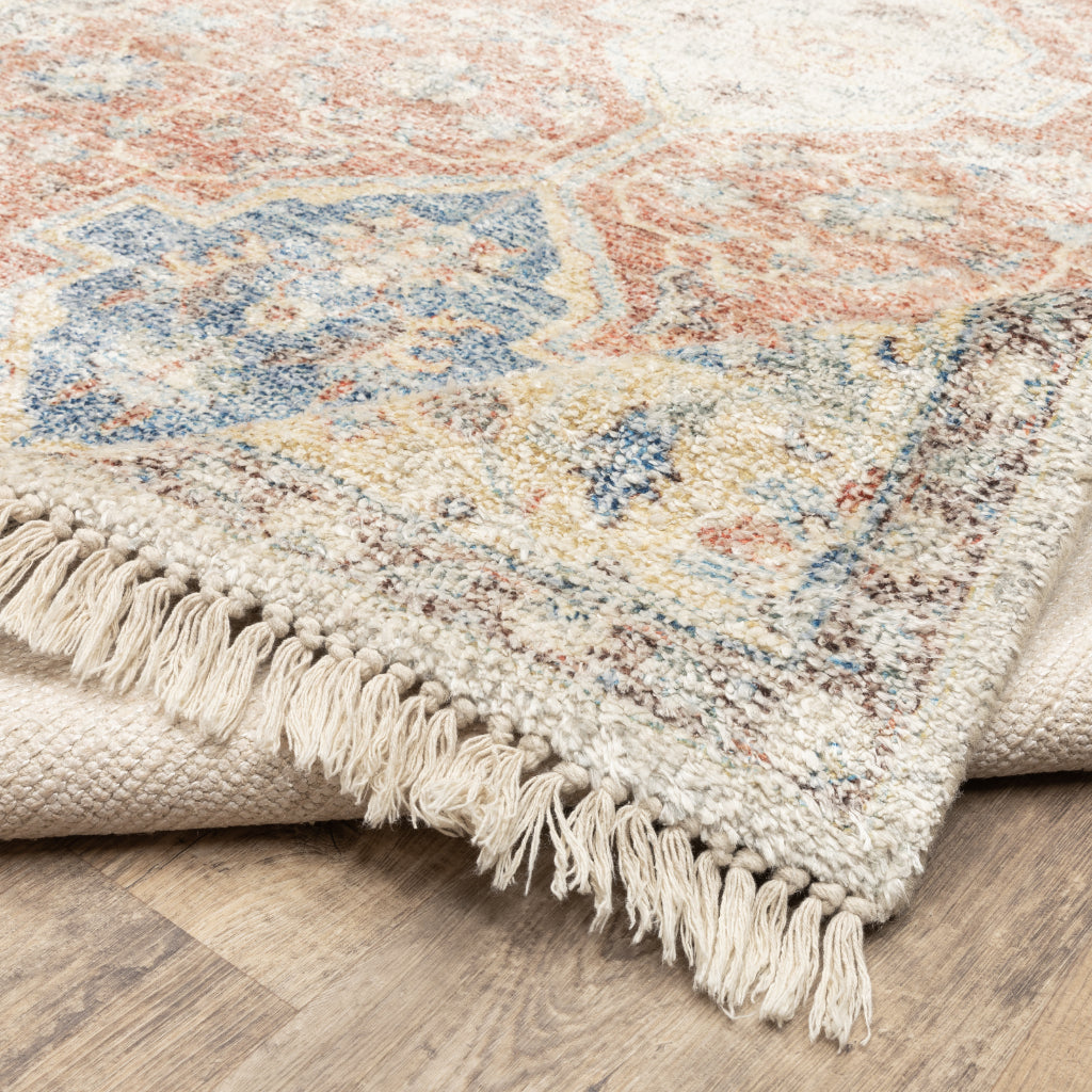 Oriental Weavers Malabar 45305 Multicolor Rectangle Indoor Area Rug - Stain Resistant Hand Loomed Rug with Traditional Design-