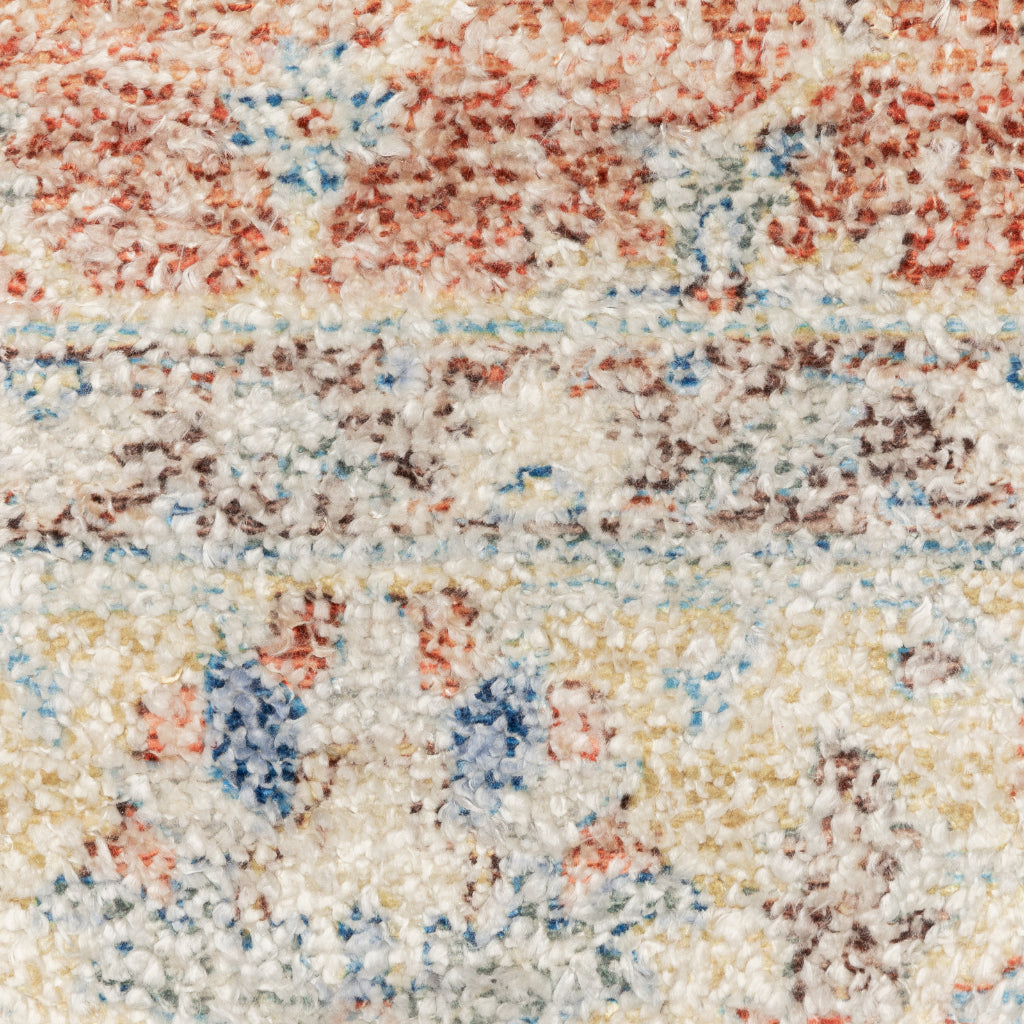 Oriental Weavers Malabar 45305 Multicolor Rectangle Indoor Runner - Stain Resistant Hand Loomed Rug with Traditional Design-