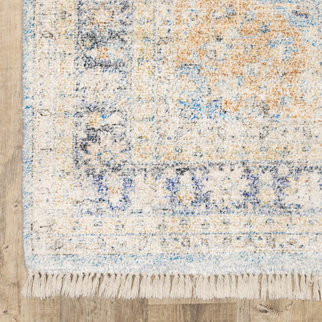 Oriental Weavers Malabar 45306 Multicolor Rectangle Indoor Runner - Stain Resistant Hand Loomed Rug with Medallion Design-