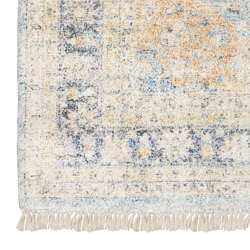 Oriental Weavers Malabar 45306 Multicolor Rectangle Indoor Runner - Stain Resistant Hand Loomed Rug with Medallion Design-