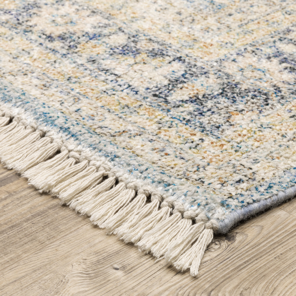 Oriental Weavers Malabar 45306 Multicolor Rectangle Indoor Runner - Stain Resistant Hand Loomed Rug with Medallion Design-