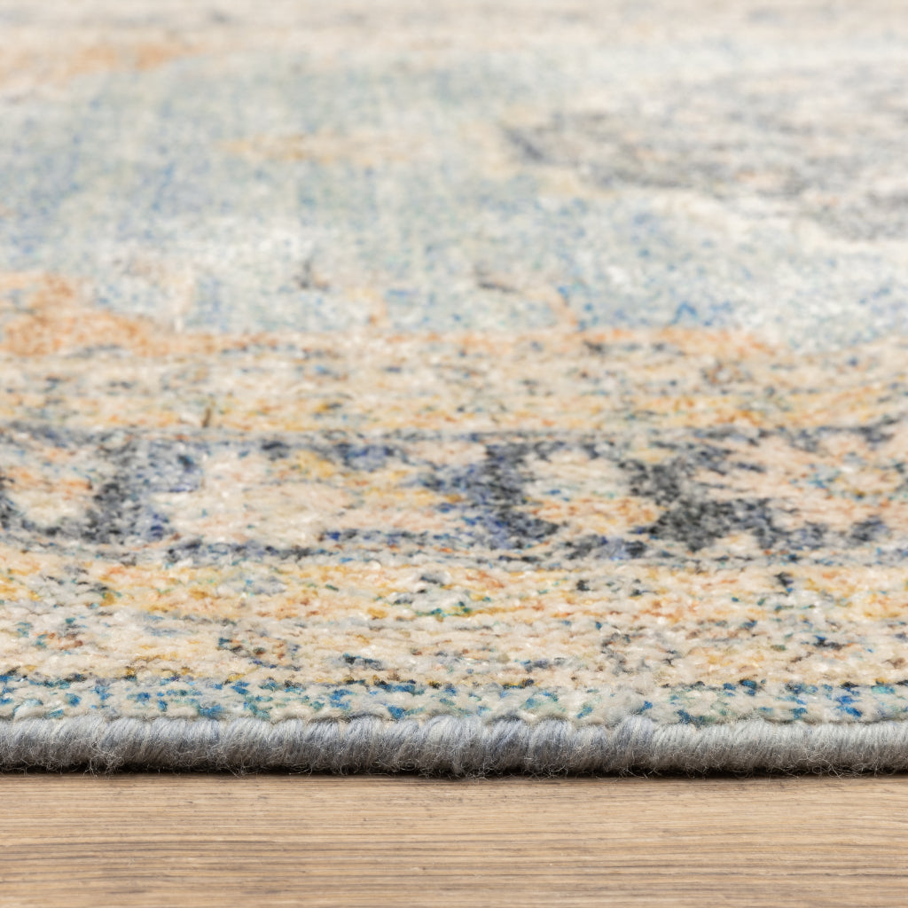Oriental Weavers Malabar 45306 Multicolor Rectangle Indoor Runner - Stain Resistant Hand Loomed Rug with Medallion Design-
