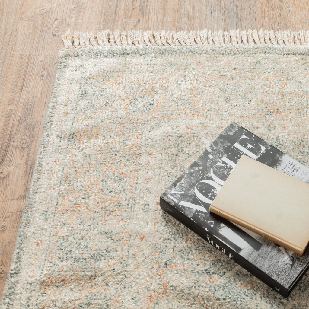 Oriental Weavers Malabar 45307 Multicolor Rectangle Indoor Area Rug - Stain Resistant Hand Loomed Rug with Medallion Design-