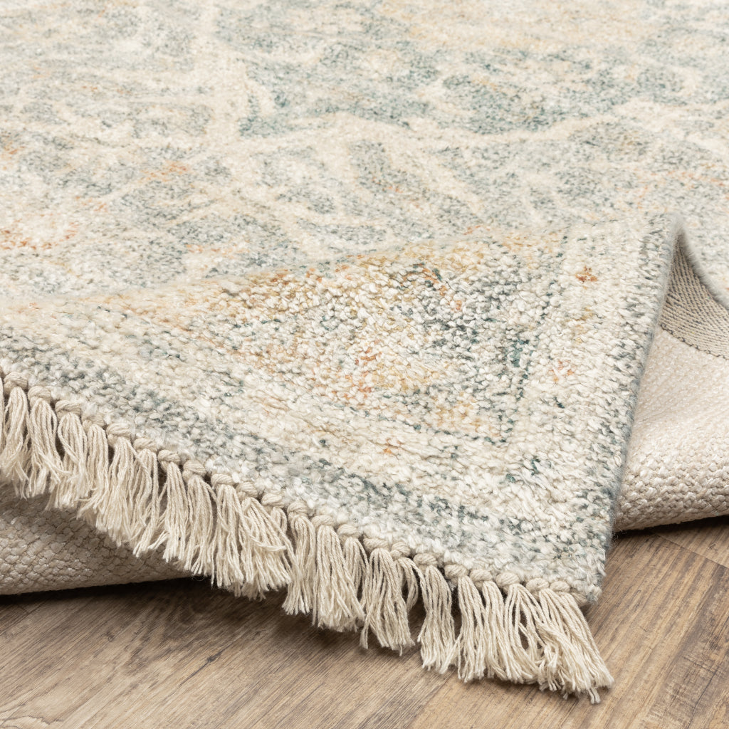 Oriental Weavers Malabar 45307 Multicolor Rectangle Indoor Runner - Stain Resistant Hand Loomed Rug with Medallion Design-