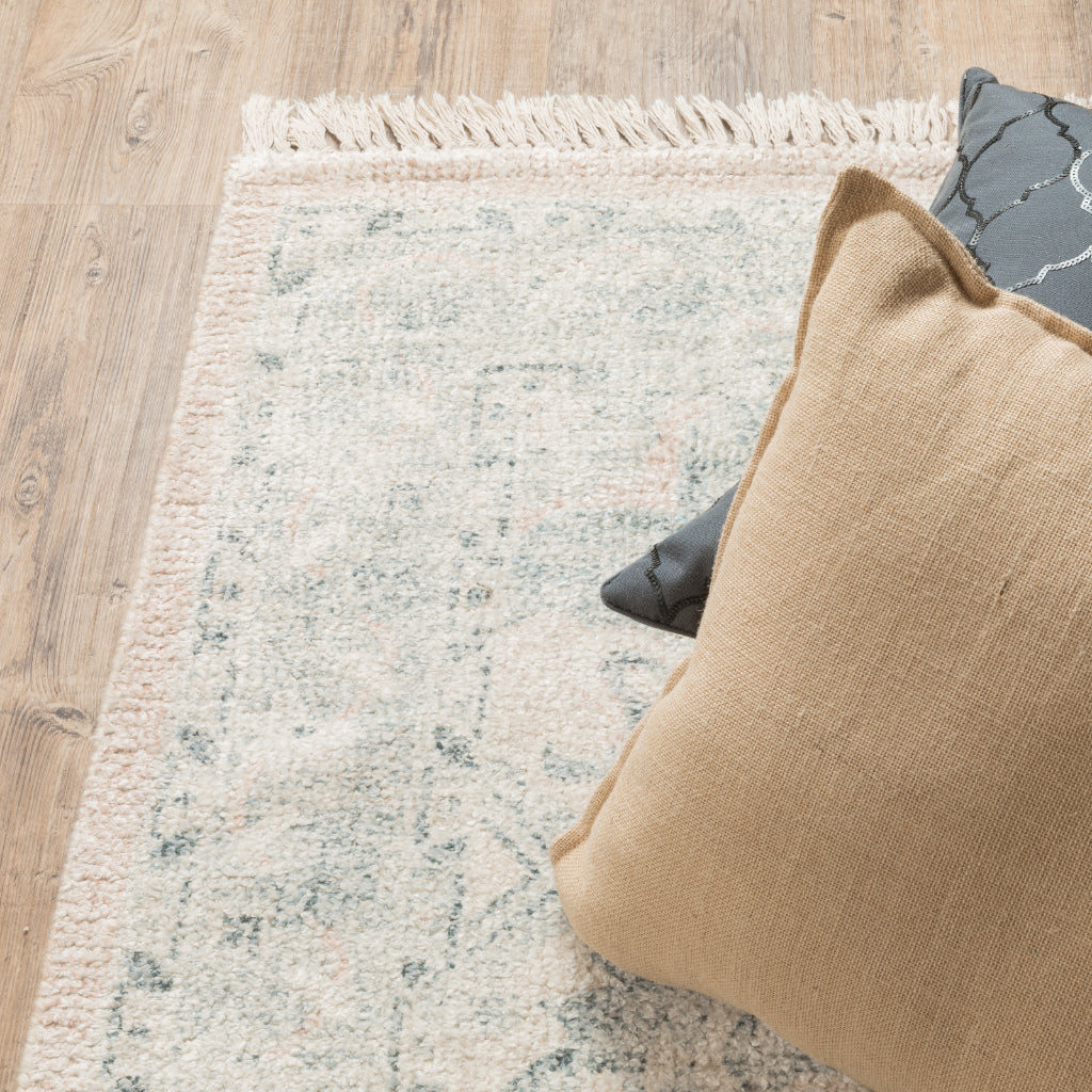 Oriental Weavers Malabar 45308 Multicolor Rectangle Indoor Runner - Stain Resistant Hand Loomed Rug with Medallion Design-